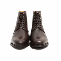 Goodyear welted boots with speed hooks for everyday wear