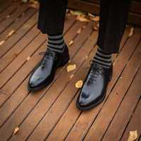 Mens business shoes are popular choice slim fit suits for weddings and official events