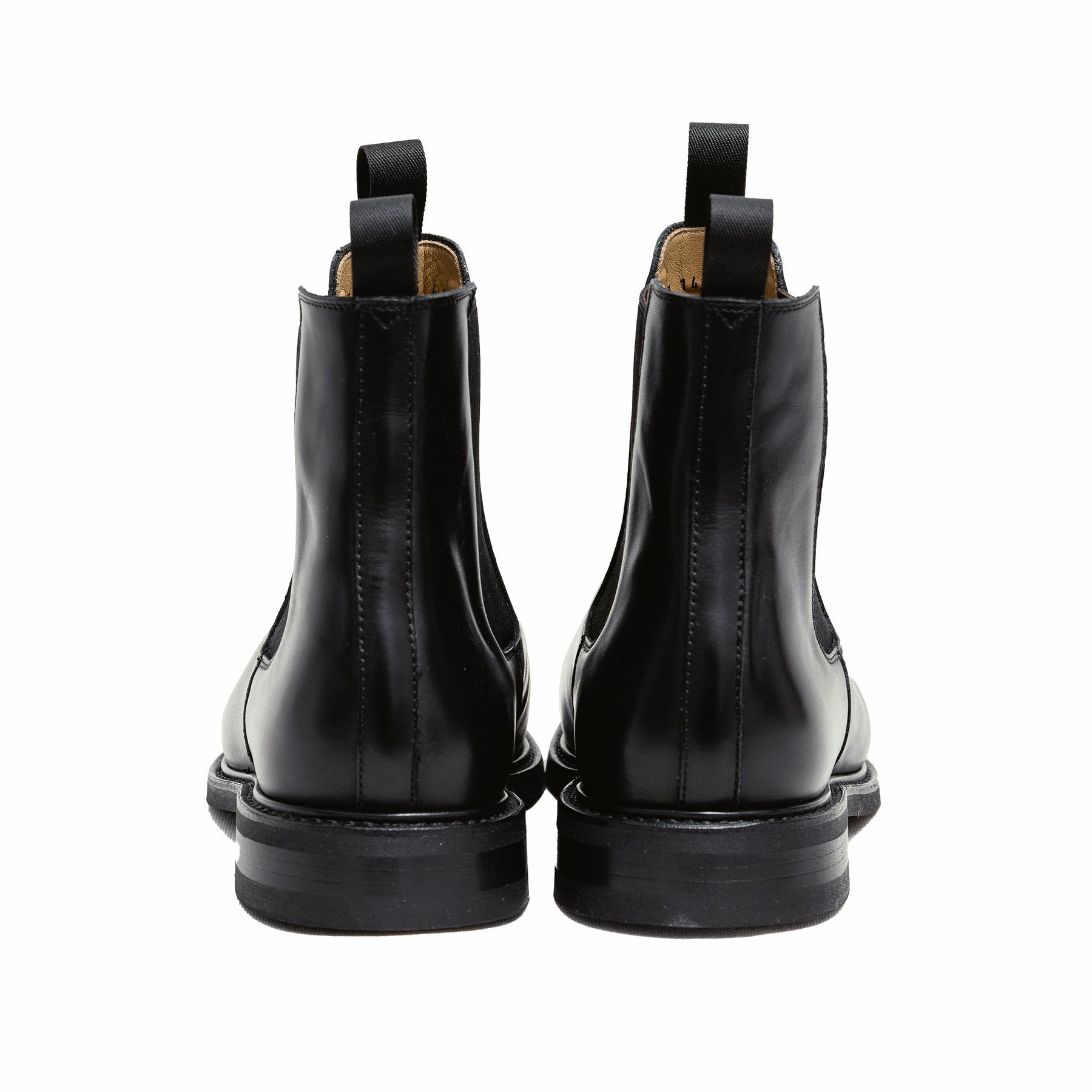 Leather chelsea boots made with full grain leather and fully lined for comfort