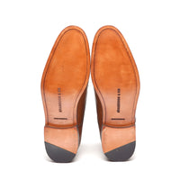 Mens boots leather sole crafted using blake rapid stitched construction