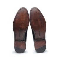 mens brown brogue shoes with tanned leather sole which is easily re-soled