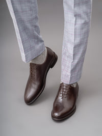 Oxford wholecut is the most elegant mens brown leather shoes for weddings, office and special occasions