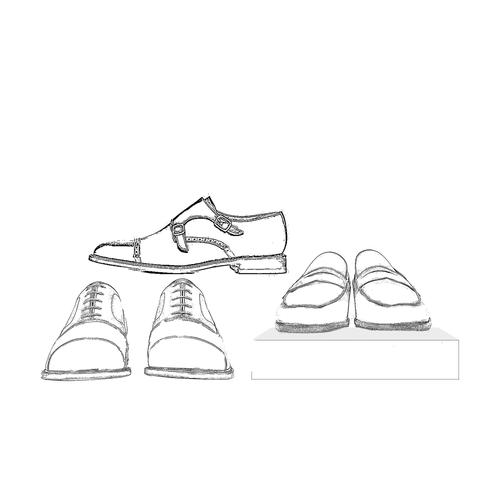 Mens shoes collection Various types of male shoes casual boots sneakers formal  shoes vector sketch illustration isolated on white background Stock  Vector  Adobe Stock