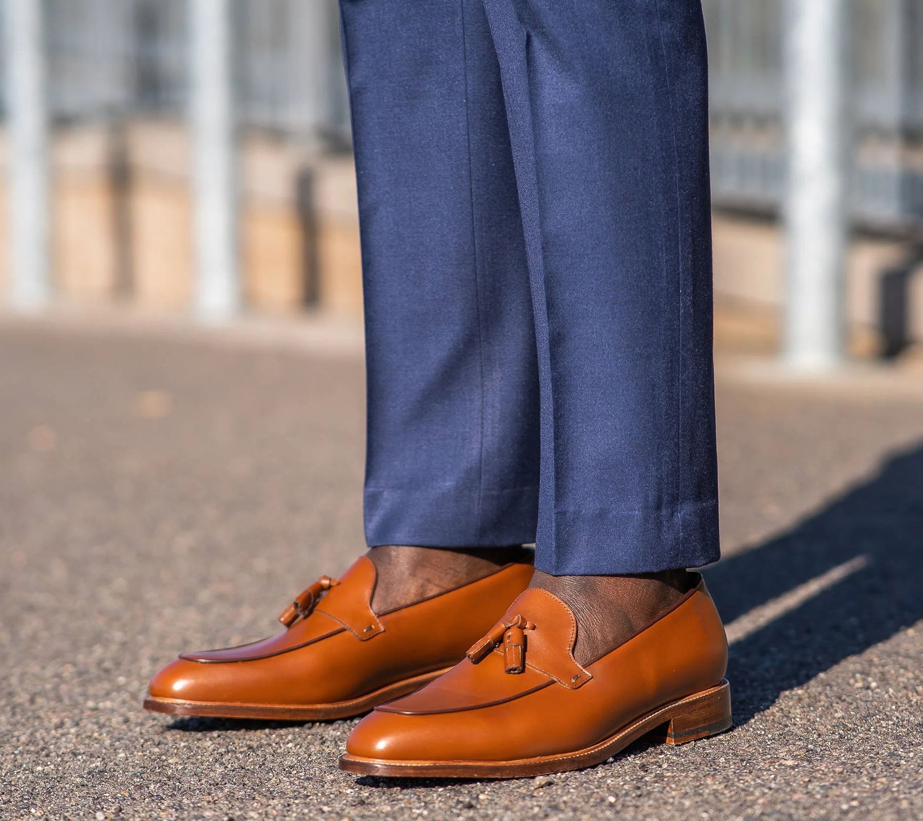 Shop mens tan loafers. Crafted to wear with or without socks.