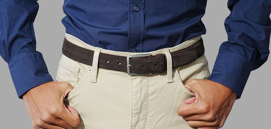 Mens leather belts crafted using full-grain calfskin. Durable and versatile for everyday wear. Brogues, dress, and casual styles in stock.