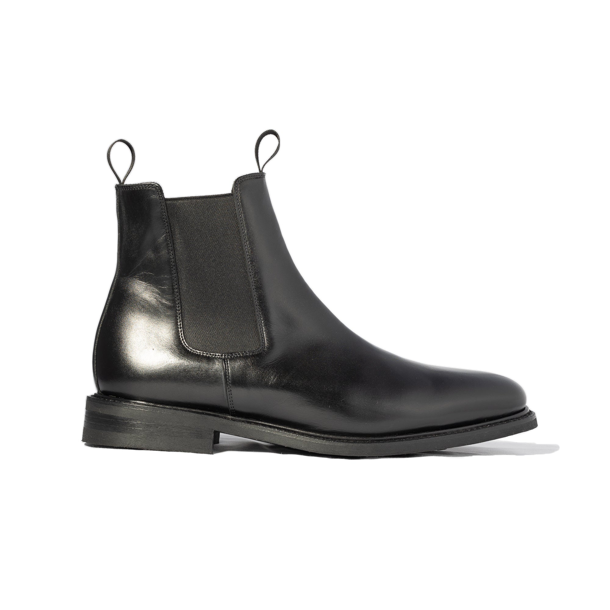 The black chelsea boots is your perfect everyday boots for all seasons. Crafted in Portugal using goodyear welted construction