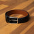 Black belt in full grain leather. A men’s classic for office, weddings, and dress outfits.
