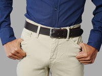 Brown belts for men that match jeans, chinos, or smart-casual outfits with ease.