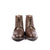 Mens brown leather dress boots made in Portugal with goodyear welt