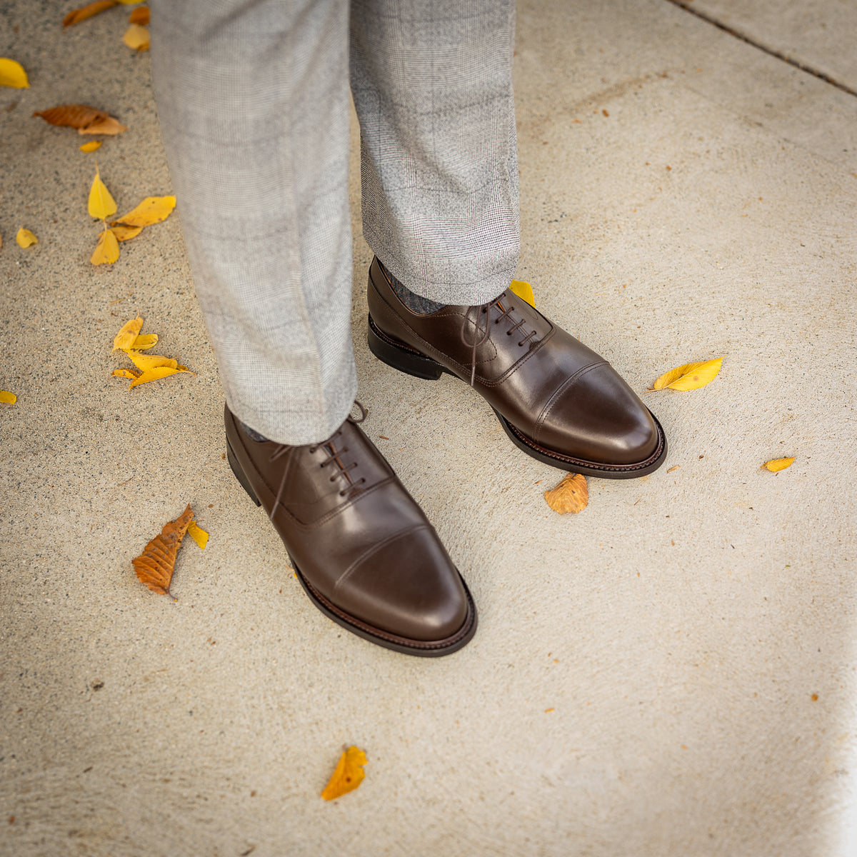 Brown Goodyear Welt Lace Up Boots - Portugal