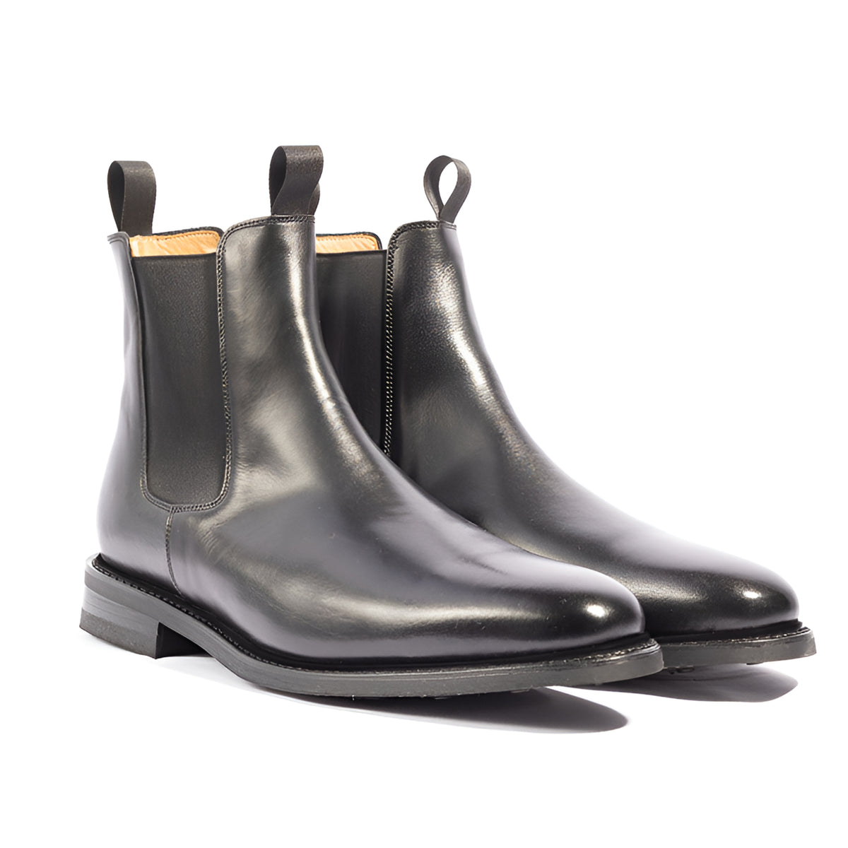 Goodyear welted chelsea boots made using full grain leather and rubber sole. Everyday boots for jeans, chinos, dress pants and suits.