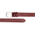 Handcrafted burgundy belt. Wear it with chinos, blazers, or wingtip shoes.