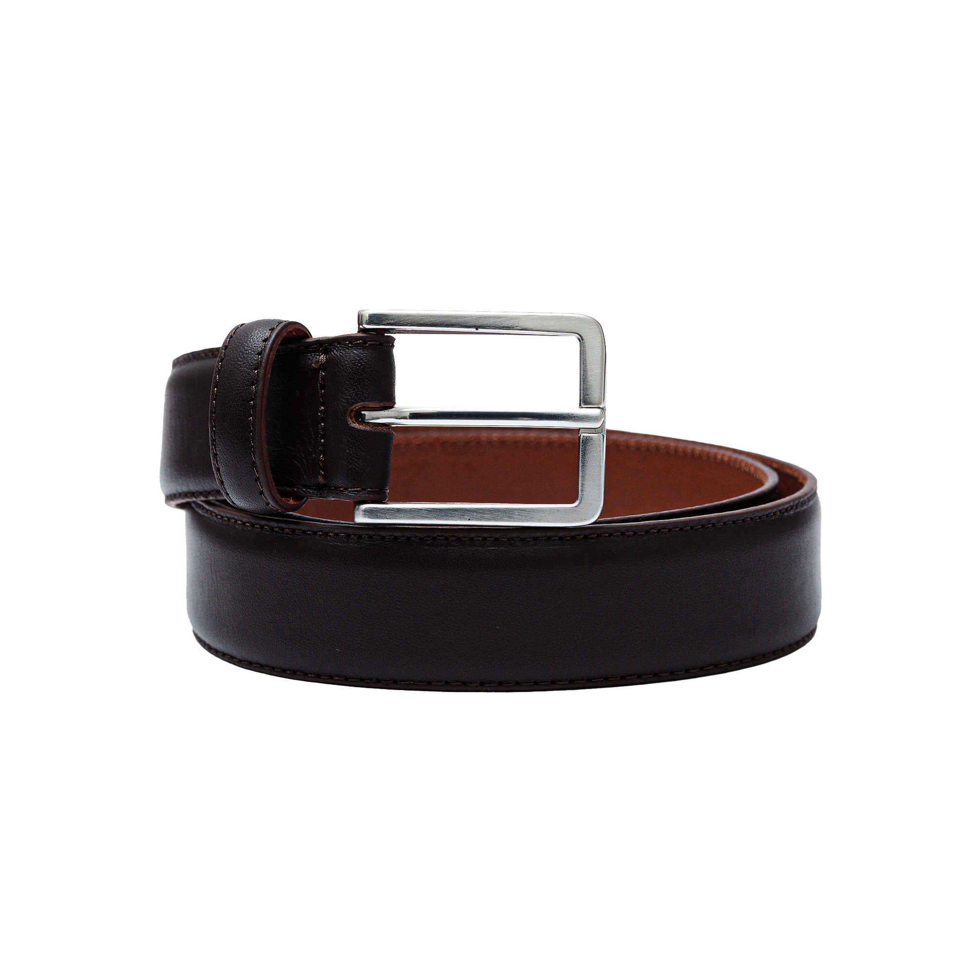 Men's Tan Leather Dress Belt | 32mm | Spain