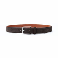 Buy 32mm men's suede dress belt to wear with your formal shoes or boots for the office, weddings or special events