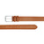 Tan belt with decorative holes. Style with loafers, suits, or tapered pants.