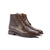 Brown leather mens boots handcrafted in Portugal using goodyear welt construction and premium calfskin.