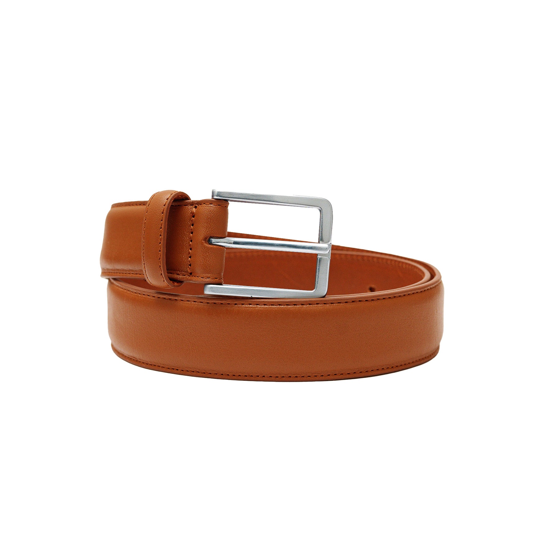 Men's Tan Leather Dress Belt | 32mm | Spain | Sparrods & Co Men's Tan Leather Dress Belt | 32mm | Spain | Sparrods & Co