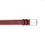 Brogue belt in burgundy. Solid leather for weddings, office, or date nights.