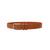 Tan belt with buckle and brogue accents. Pair with oxfords or smart casual looks.