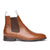 The Safari handcrafted Chelsea boot in tan, crafted from natural box calf leather with elastic side panel and 360 welt.