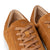 Leather men trainers in cognac, the Vin is made with luxurious calf suede.