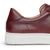 Low top trainers in oxblood, the Vin with EVA outsole for extra comfort