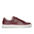 The Vin leather sneakers mens in burgundy, minimalistic and clean lines