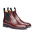 The Safari mens chelsea boots in burgundy for everyday wear.