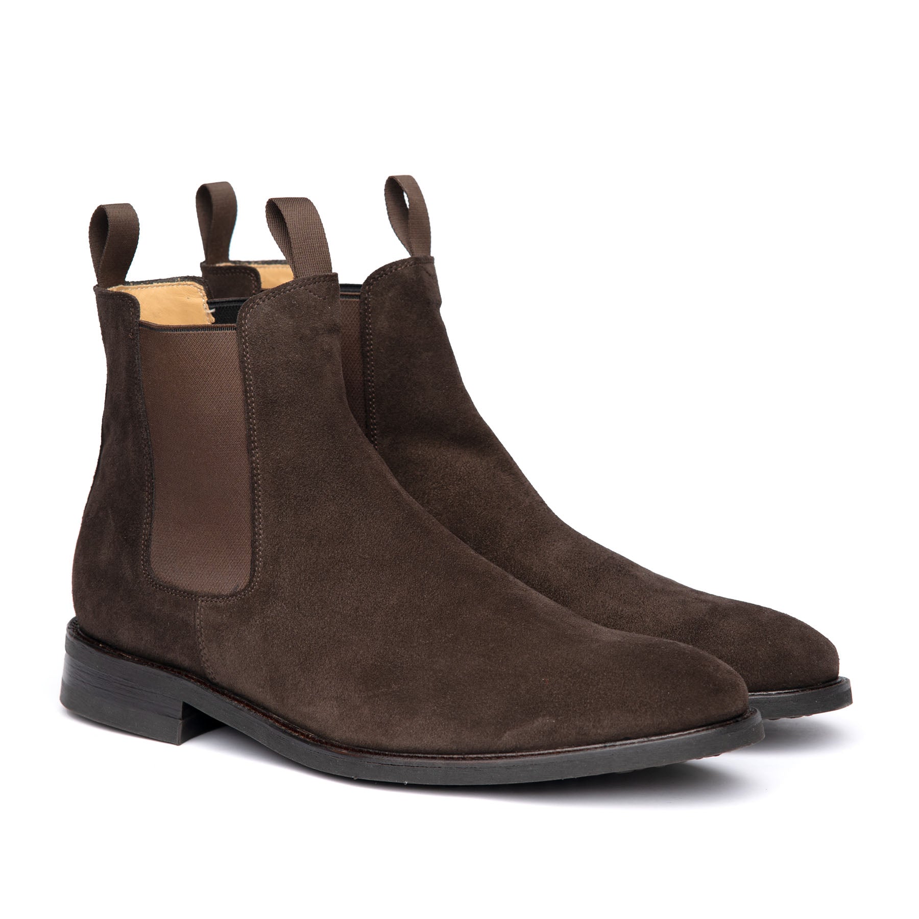 The Safari chelsea boots mens suede, stylish and handcrafted with blake rapid stitched construction.