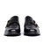 Mens double monk strap shoes with almond toe and double fastening buckles