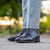 Brown brogue boots is the best mens casual footwear for smart casual outfit.