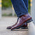 Shop men's boots featuring tradition brogues paired with navy blue jeans for casual smart styling