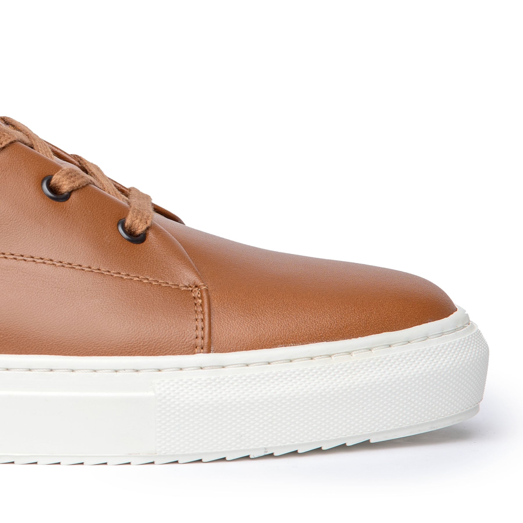 Mens casual sneaker featuring stitched construction and clean design