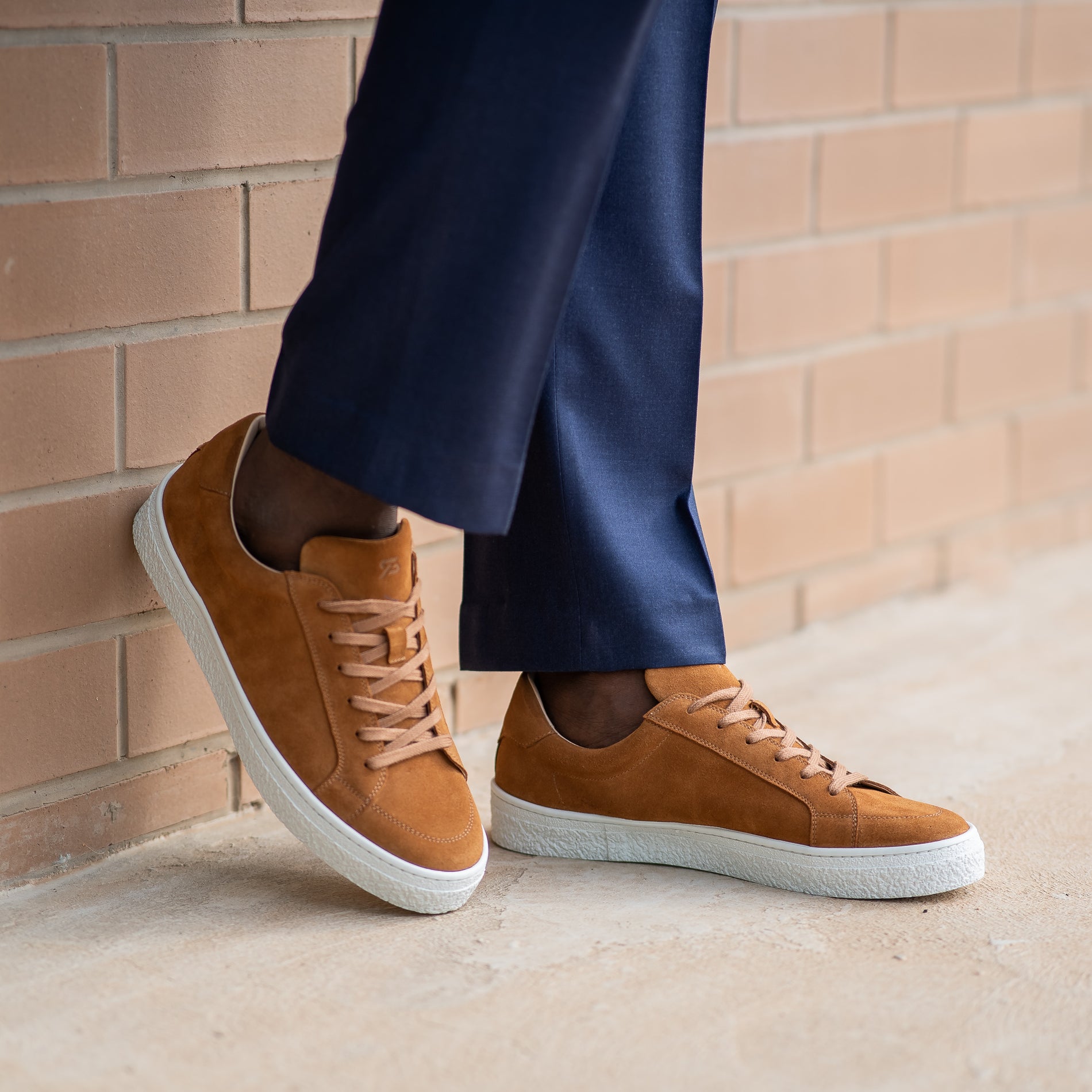 Brown Suede Low Top Sneakers - Portugal