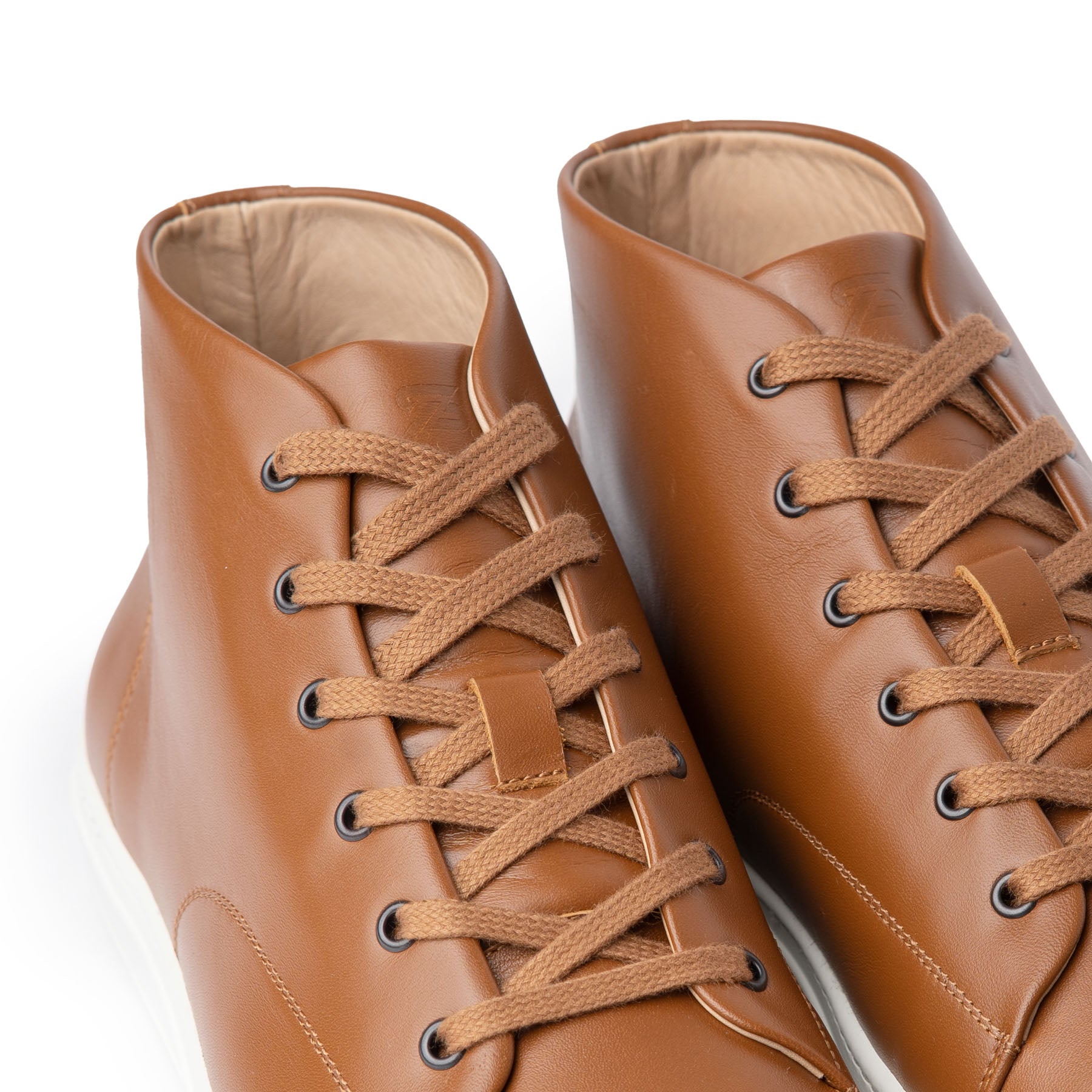 Shop mens wide width high top sneaker crafted using full grain leather and rubber sole